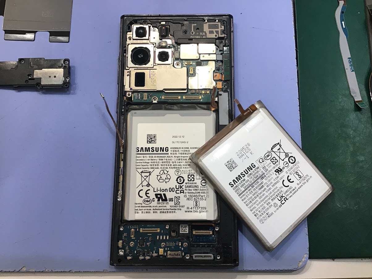 GalaxyS22Ultraのバッテリー交換ならデータそのまま修理可能なスマホ修理工房セレオ甲府店へ！